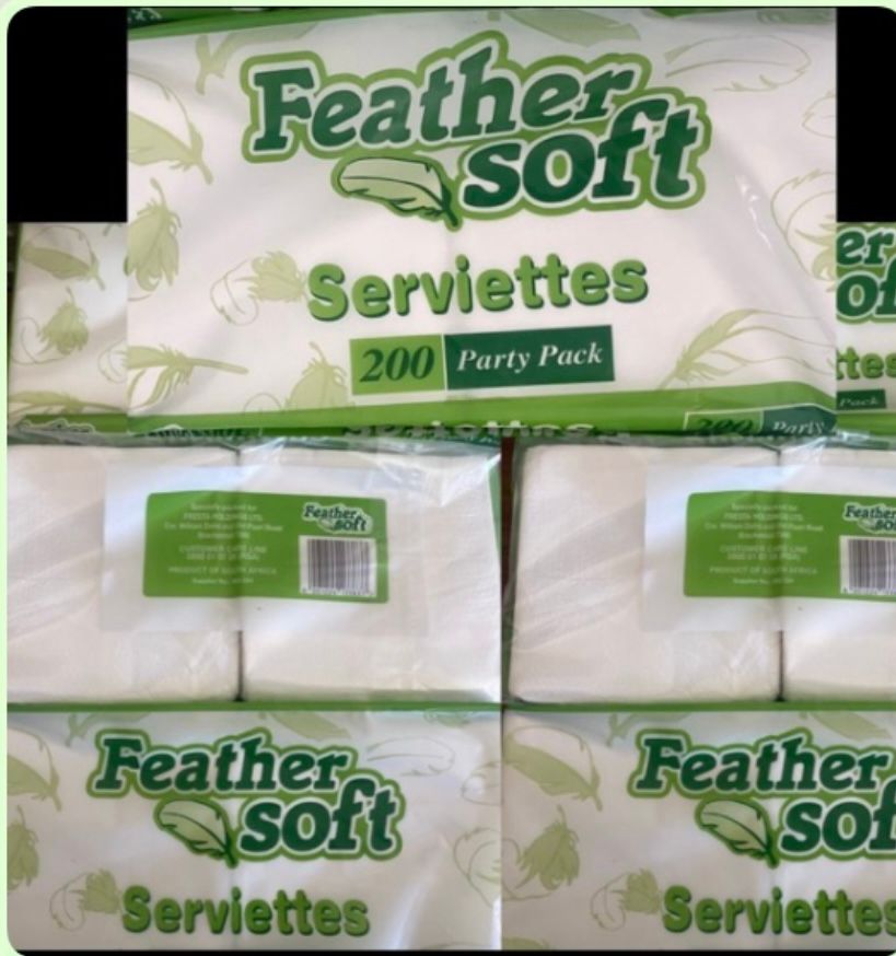 FEATHER SOFT SERVIETTES 200'S 