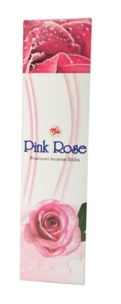 INCENSE LARGE PINK ROSE BOX OF 6