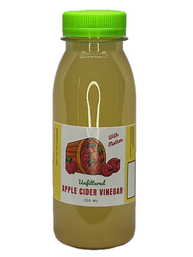 UNFILTERED APPLE CIDER VINEGAR 250ML WITH MOTHER