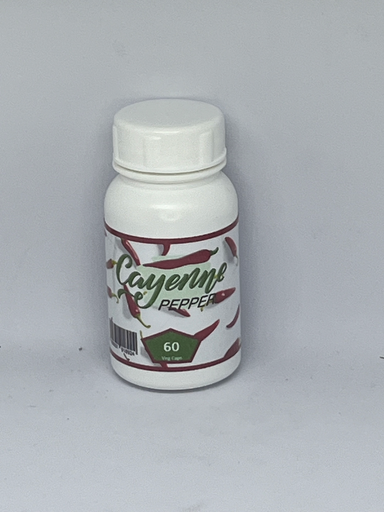 CAYENNE PEPPER CAPSULES 60'S