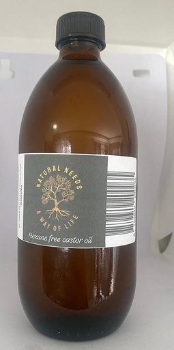 HEXANE FREE CASTOR OIL 500ML (COLD PRESSED)