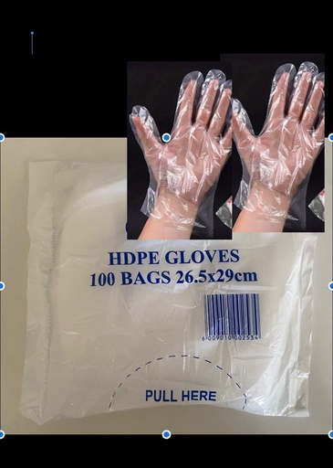 DISPOSABLE DELI GLOVES 100'S